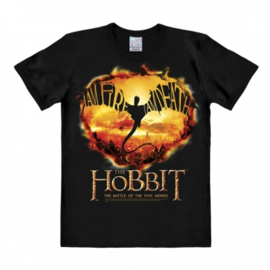 T-Shirt The Hobbit - I Am Fire I Am Death - Black