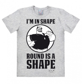 T-Shirt Popeye - Brutus - Im in Shape - Grey Melange