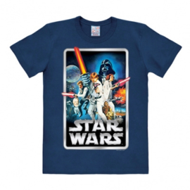 T-Shirt Star Wars - Poster - Navy