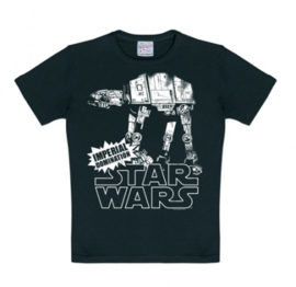 T-Shirt Kids Star Wars - AT-AT - Black