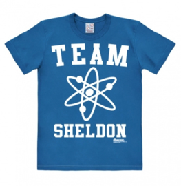 T-Shirt Big Bang Theory - Team Sheldon - Azure Blue