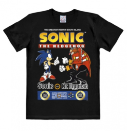 T-Shirt Sonic - Sonic Vs. Dr. Eggman - Black