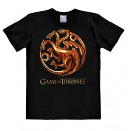 T-Shirt Game Of Thrones - Targaryen Dragons - Black