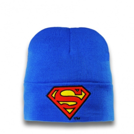 Beanie Adult DC - Superman - Logo - Azure Blue