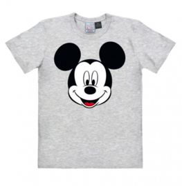 T-Shirt Disney - Mickey Mouse - Face - Grey Melange