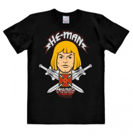 T-Shirt Masters Of The Universe - He-Man - Face - Black