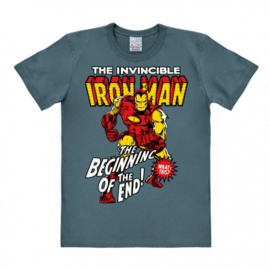 T-Shirt Marvel - Iron Man - Stone Blue