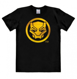 T-Shirt Marvel- Black Panther Logo - Black