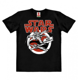 T-Shirt Kids Star Wars - X-Wings - Black
