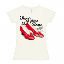 T-Shirt Petite The Wizard Of Oz - There's No Place Like Home - Almost White
