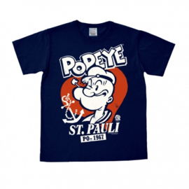 T-Shirt Popeye - St. Pauli - Navy