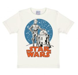 T-Shirt Kids Star Wars - Droids - Almost White