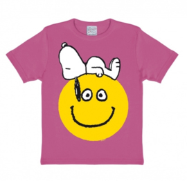 T-Shirt Kids Peanuts - Snoopy - Smile - Pink