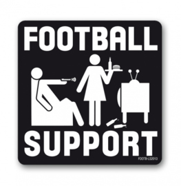 Coaster Football Support - B/W