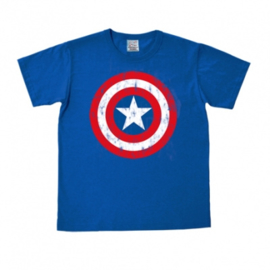 T-Shirt Marvel - Captain America Shield - Azure Blue