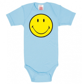 Baby Romper Smiley - Light Blue