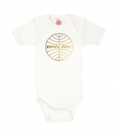 Baby Romper Pan Am - Logo Gold