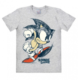 T-Shirt Sonic - Scribble - Grey Melange