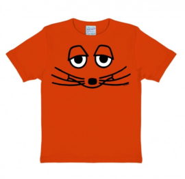 T-Shirt Kids Maus - Face - Bright Orange