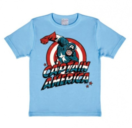 T-Shirt Kids Marvel - Captain America - Light Blue