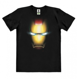 T-Shirt Marvel - Iron Man - Face - Black