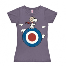 T-Shirt Petite  Peanuts - Snoopy/Target - Lavender