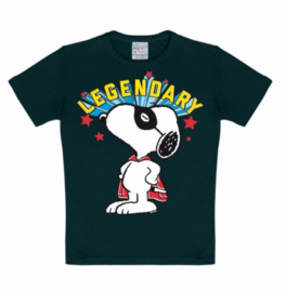 T-Shirt Kids Peanuts - Snoopy Legendary - Black