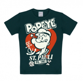T-Shirt Kids Popeye - St. Pauli - Black