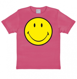 T-Shirt Kids Smiley - Pink