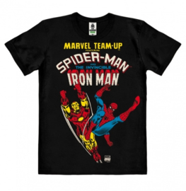 T-Shirt Marvel - Spider-Man & Iron Man - Black