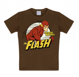 T-Shirt Kids DC - Flash The Fastest Man Alive - Mustang Brown