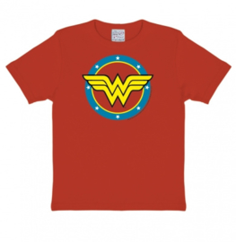 T-Shirt Kids DC - Wonder Woman - Logo - Red
