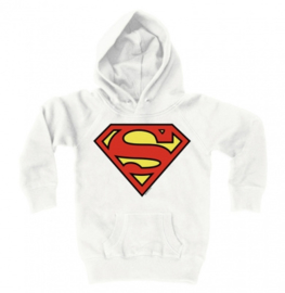Hoodies Kids Superman - Logo - Almost White