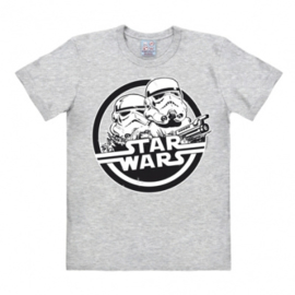 T-Shirt Star Wars - Stormtrooper - Grey Melange