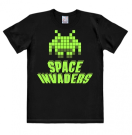 T-Shirt Space Invaders - Alien - Black