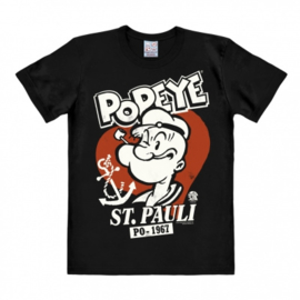 T-Shirt Popeye - St. Pauli - Black