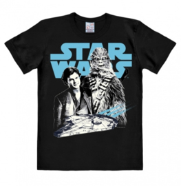 T-Shirt Star Wars - Solo - Solo And Chewbacca - Black