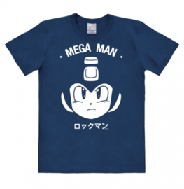 T-Shirt Mega Man - Face - Navy