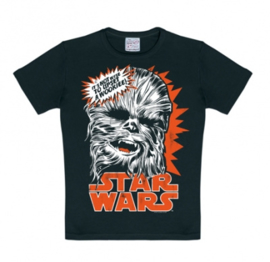 T-Shirt Kids Star Wars - Chewbacca - Black