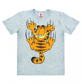 T-Shirt Kids Garfield - Scratches - Grey Melange