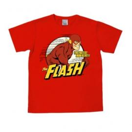 T-Shirt DC - Flash The Fastest Man Alive - Red