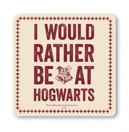 Coaster Harry Potter - I Would Rather Be At Hogwarts