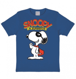 T-Shirt Kids Peanuts - Snoopy - Superdog - Azure Blue