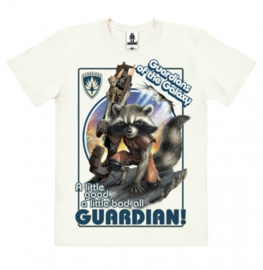 T-Shirt Marvel - Guardians Of The Galaxy - A Little Good, A Little Bad - Almost White