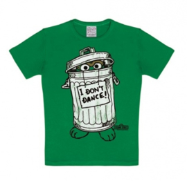 T-Shirt Kids Sesame Street - Oscar I Don't Dance - Green