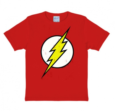 T-Shirt Kids DC - Flash - Logo - Red