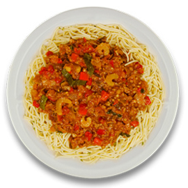 Spaghettischotel bolognese