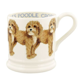 Half pint mug Cavalier Poodle Cross Poedel Dog Hond
