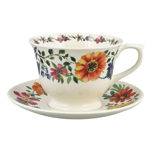 Cup and saucer Garden Flowers