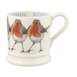 Half pint mug Robin, Roodborst New